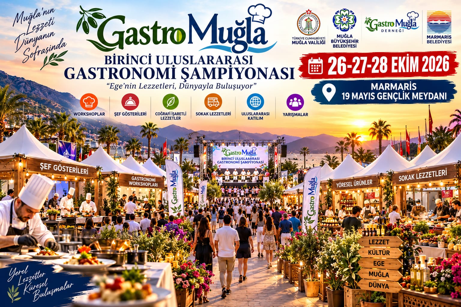       Turizm sezonu sona ererken Marmaris; bu kez 26 -